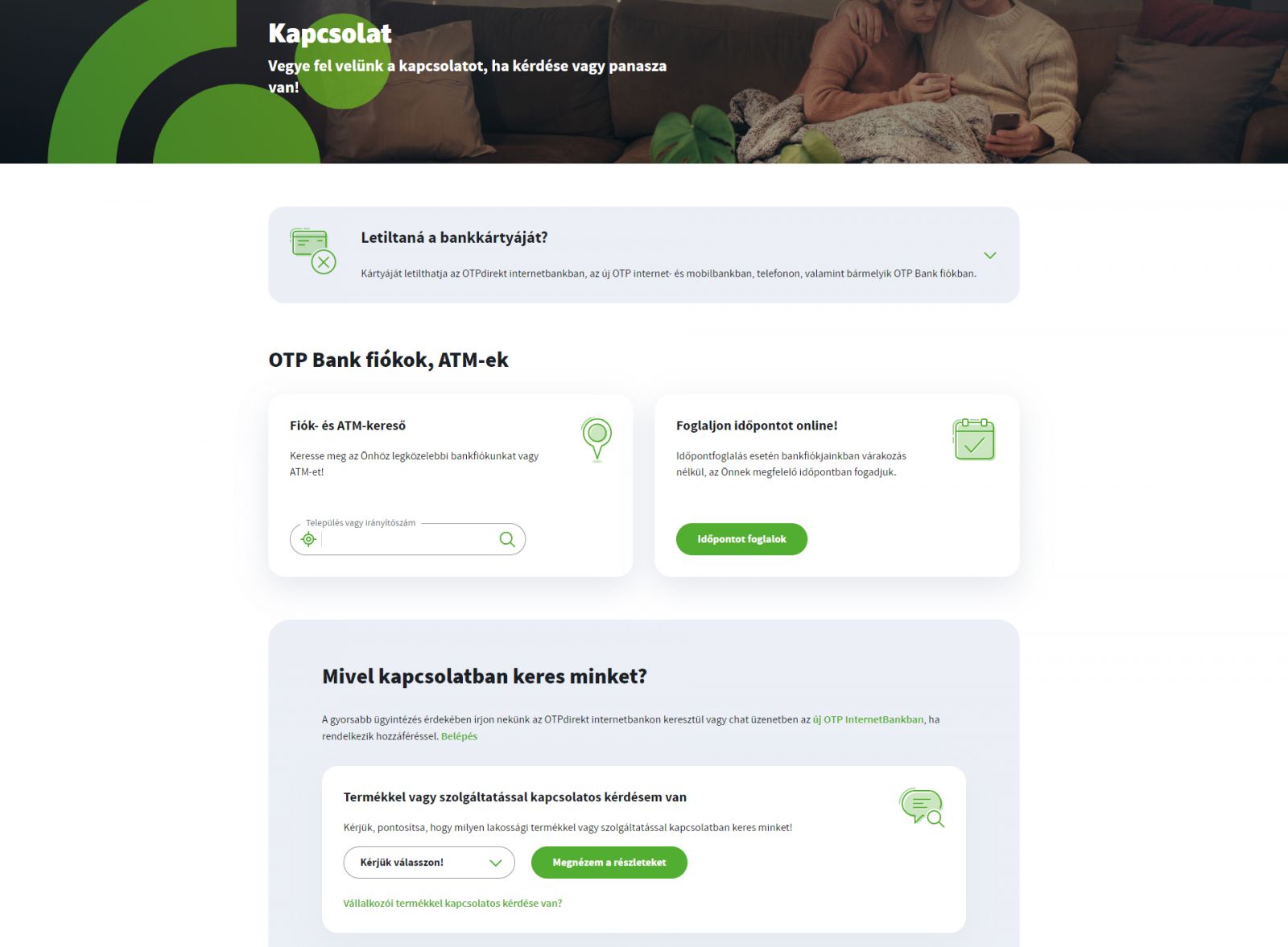 OTP bank ügyfélszolgálat